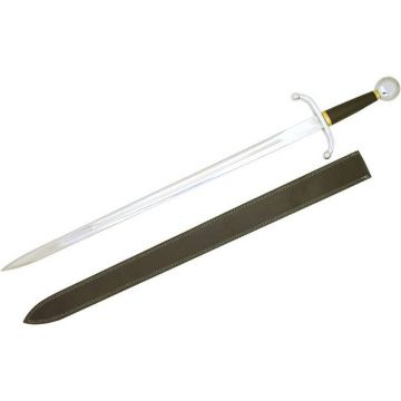 Medieval Warrior Handmade Fantasy Royal Sentry Swords With Case Stainless Steel Blade 42 " Overall